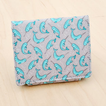 Oodles of Narwhals Mini Wallet