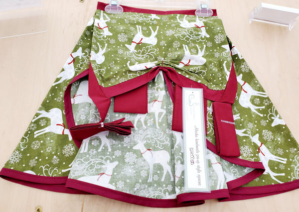 Reindeer Pin-up Apron