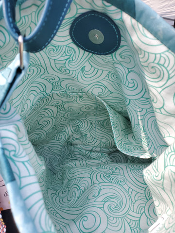 Majestic Whales Hobo Purse **not so perfect discount**