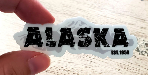 Alaska Est. 1959 die-cut stickers