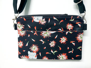 Wolf Pack Crossbody Purse - Black