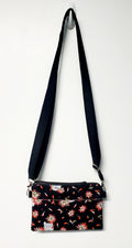 Wolf Pack Crossbody Purse - Black