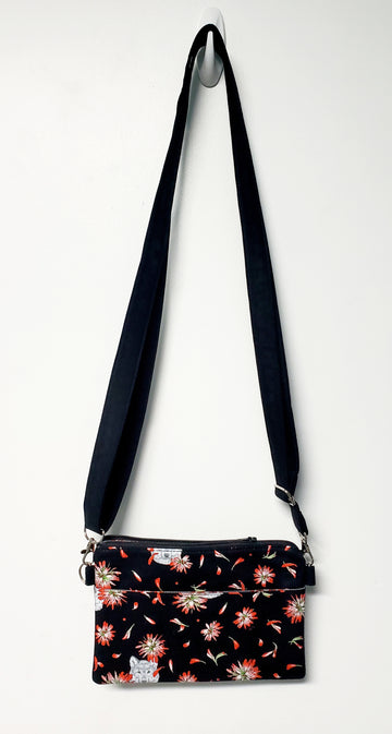 Wolf Pack Crossbody Purse - Black