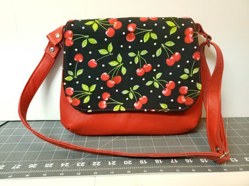 Cherries Mini Messenger Purse