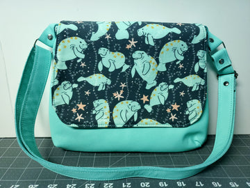 Oh The Hue Manatee Mini Messenger Purse