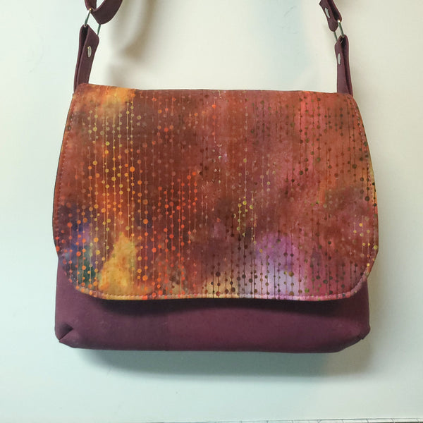 Fall Dots Mini Cork Messenger Purse