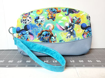 Stitch Wristlet -- Custom order for Katie S.