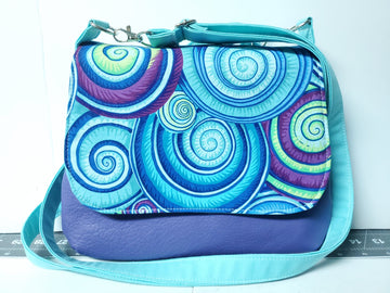 Tracing The Wind Mini Messenger Purse **Custom order for Shanlee Meissner**