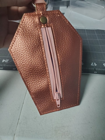 Love me dead Mini Wallet - Reserved for Sam Button