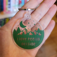 **NSFW** I Love Peeing Outside Keychain