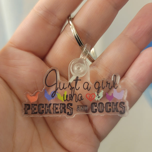 **NSFW** Chicken Lover Keychain