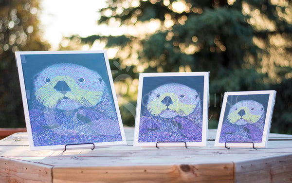 Aurora Otter Giclee Prints