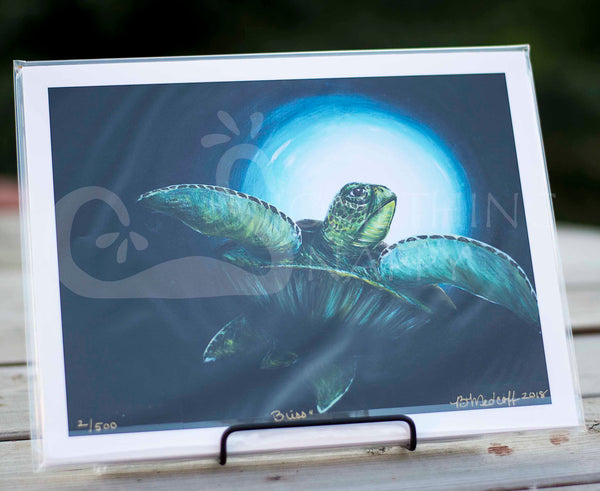 Bliss Sea Turtle Giclee Prints