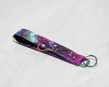 Karen Key Fob - Rainbow Galaxy