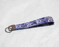 Karen Key Fob - Blue Abstract