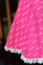 Hot Pink Arrow Pin-up Apron