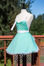 Mint Green Arrow Pin-up Apron