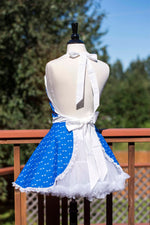 Blue Arrow Pin-up Apron