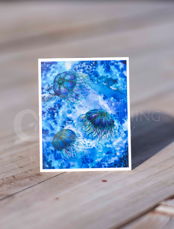 "Serenidade" jellyfish stickers