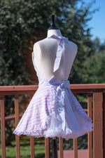 Pastel Sparkle Stripe Pin-up Apron