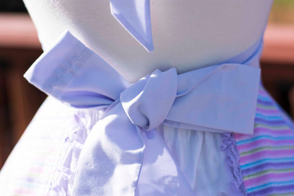 Pastel Sparkle Stripe Pin-up Apron