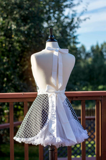 Black Moroccan Pin-up Apron