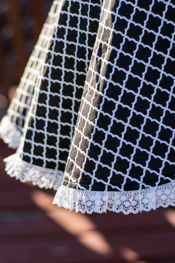 Black Moroccan Pin-up Apron