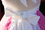 Hot Pink Polka Dot Pin-up Apron