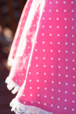 Hot Pink Polka Dot Pin-up Apron