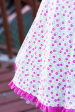 Pink Floral Pin-up Apron