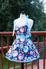 Holiday Snowman Pin-up Apron