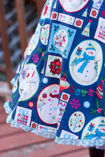 Holiday Snowman Pin-up Apron