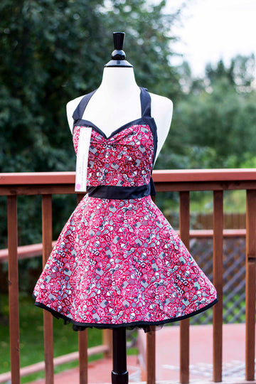 Biker Bandana Pin-up Apron