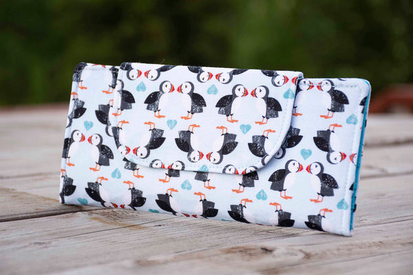 Puffin Love (Blue) Wallet