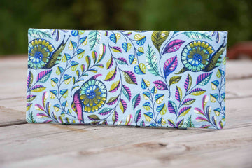 Slow and Steady Snail Wallet - Blue