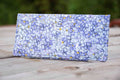 Periwinkle Hydrangea Floral Wallet