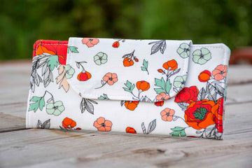 Field of Poppies Floral Wallet