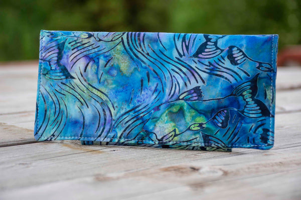 Salmon Season Batik Wallet