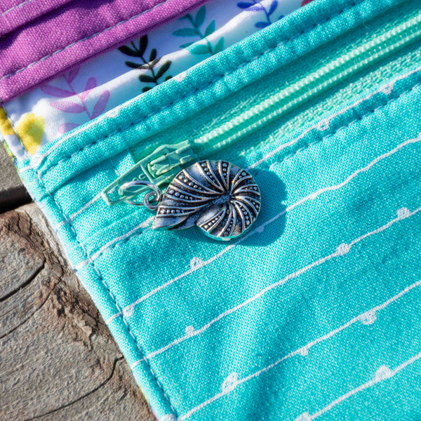 Slow and Steady Snail Wallet - Blue