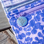 Periwinkle Hydrangea Floral Wallet