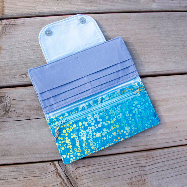 Salmon Season Batik Wallet