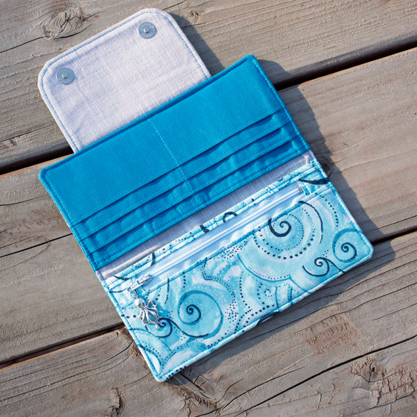 Deep Under the Sea Squid (Teal) Wallet