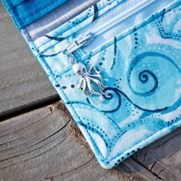 Deep Under the Sea Squid (Teal) Wallet
