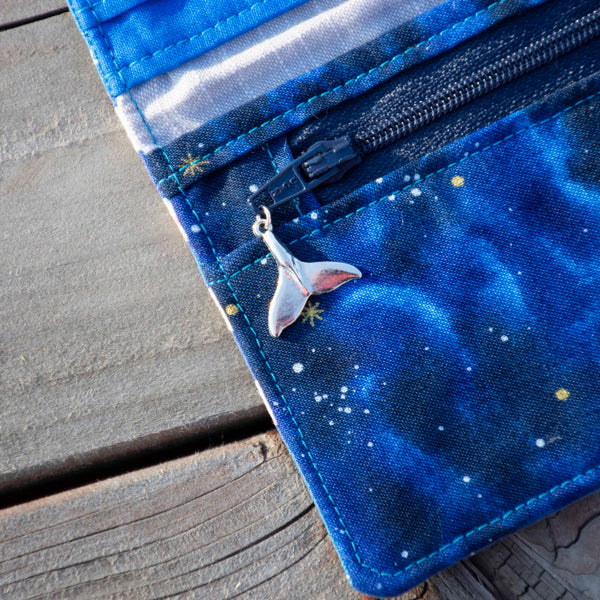 Narwhal Crest (Blue) Wallet