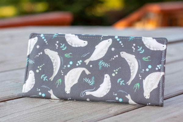 Playful Seals (Grey) Wallet