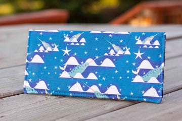 Narwhal Crest (Blue) Wallet
