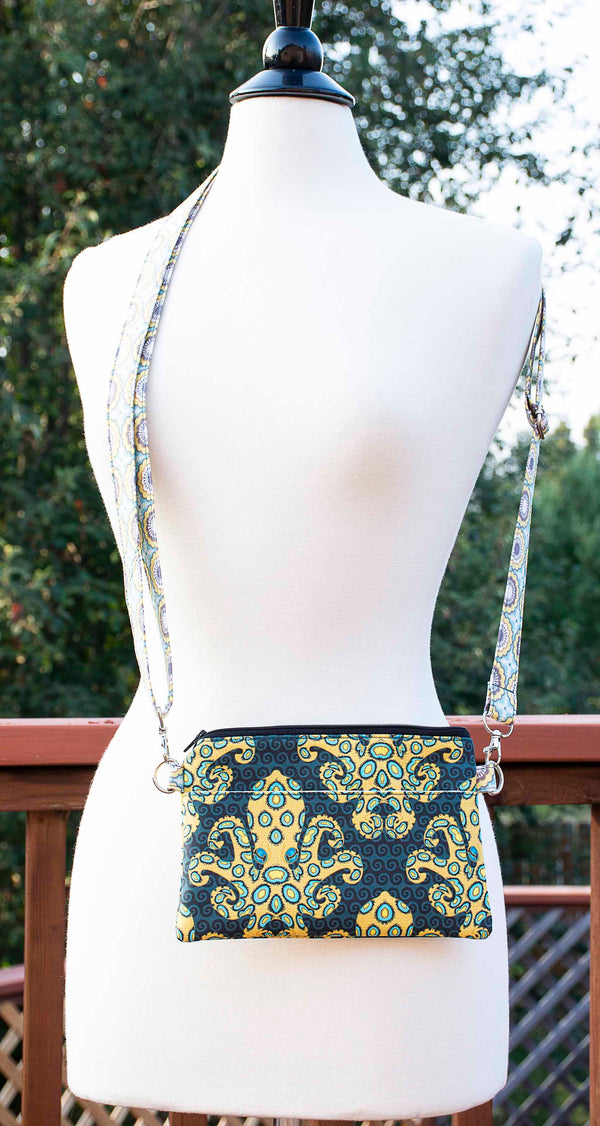 Blue Ringed Octopus Crossbody Purse