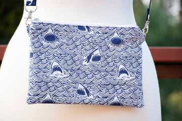 Great White Shark Do-Do-Do Crossbody Purse