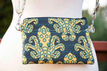 Blue Ringed Octopus Crossbody Purse
