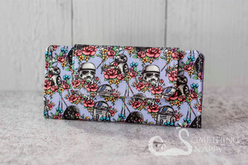 Floral Wars Wallet - Lilac